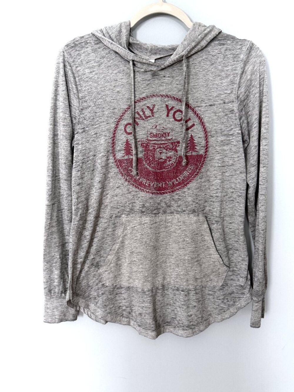 Jerry Leigh x Target "Smokey the Bear" Hoodie (Gray) XS